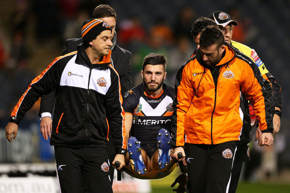 Tedesco suffered a similar injury to Papenhuyzen while playing for the Tigers back in 2014.