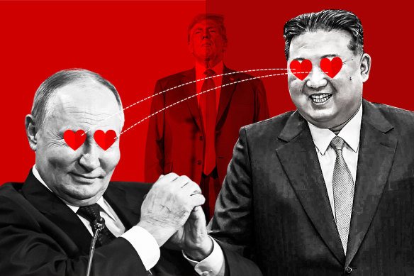 Vladimir Putin and Kim Jong-un are getting closer after Kim’s relationship with Donald Trump fell apart. 