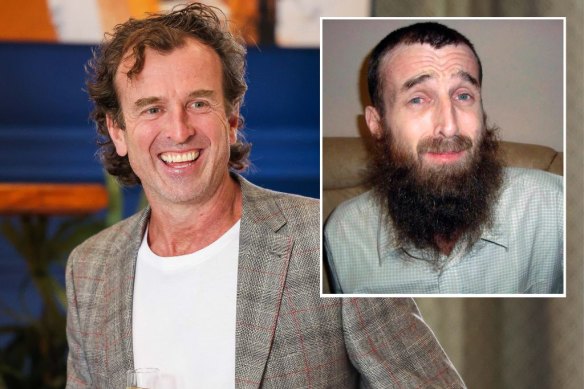 Nigel Brennan was held captive in Somalia for 460 days. Inset: Nigel Brennan shortly after his release by Somali rebels in 2009.