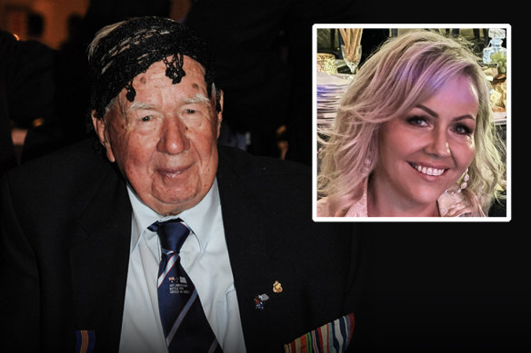 War veteran Norman Maddock and Marcia Reynolds, the woman who stood to benefit most from the changes to his will.