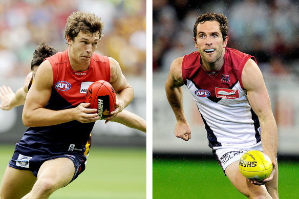 Former AFL players James Strauss and Joel Macdonald were teammates at Melbourne, then business partners before their relationship went sour.