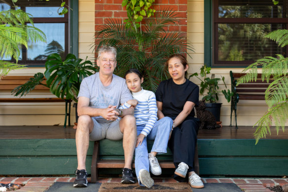 Bernhard Walther and his wife, Janette, have bought a house for the future for their daughter Victoria, 10.