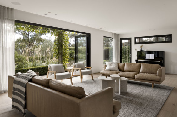 The home maximises the view from all angles.