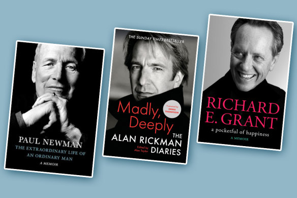 Richard E Grant, Alan Rickman, Paul Newman Book Reviews