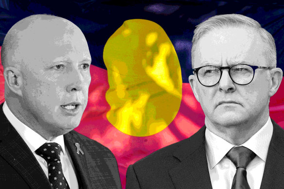 Peter Dutton is trying to turn debate on the Indigenous Voice to parliament into a hot political topic, while the PM is taking the opposite approach.