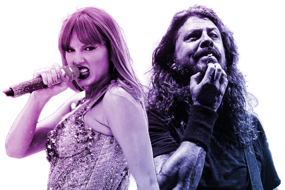 Baby, now we’ve got bad blood. Dave Grohl and Taylor Swift traded potshots at the weekend during their live performances.