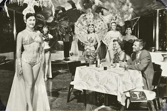 Entertainers at Havana’s Tropicana nightclub, a hot spot in the late 1950s.