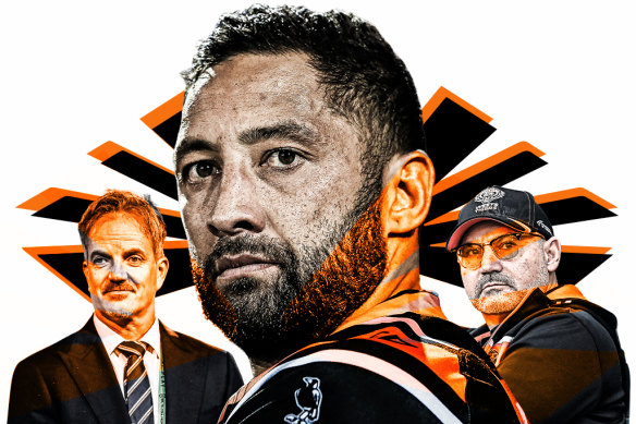 From left: Justin Pascoe, Benji Marshall and Lee Hagipantelis.