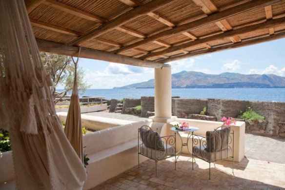 La Salina Hotel Borgo Di Mare, overlooking serene Lingua Lake.