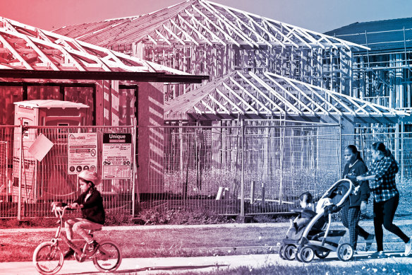 The survey found 67 per cent of young voters believe younger Australians who do not already own their own home will never be able to do so in their area.