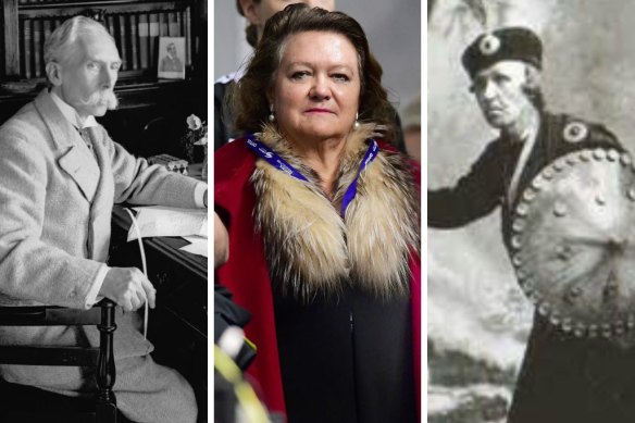 From left, Alfred Austin, Gina Rinehart and William McGonagall are Shakespeares compared to ChatGPT.