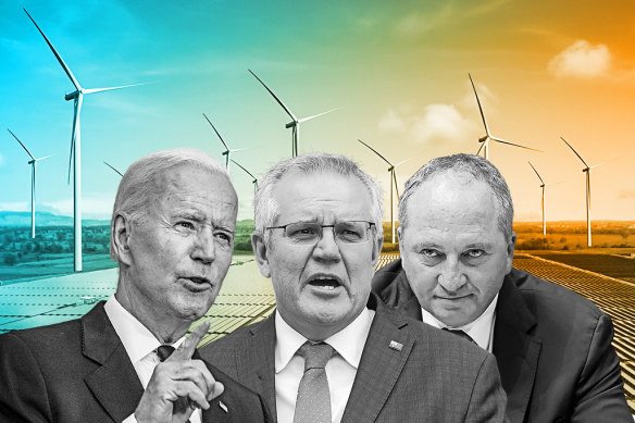 Morrison is wedged between US pressure to boost Australia’s ambition on climate and the limited flexibility provided by the Nationals.