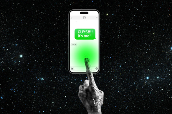 “E.T. pho … er, text home.”
