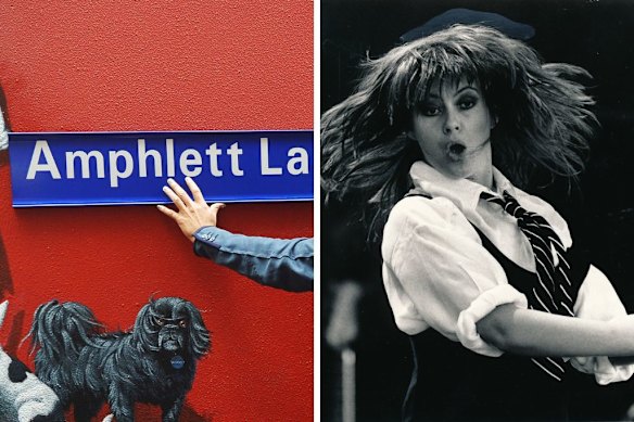 A Melbourne laneway has become a lasting tribute to Chrissy Amphlett.