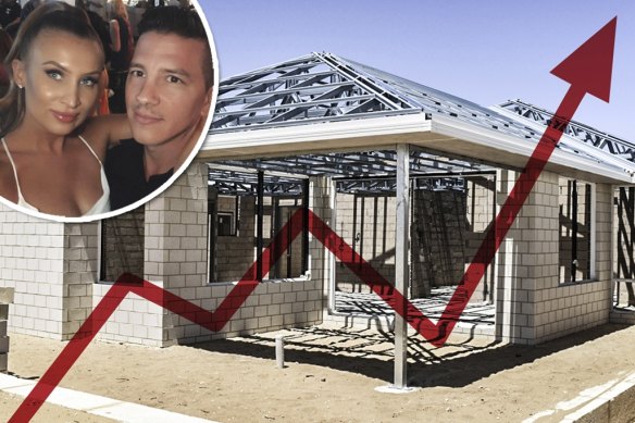 David Orlando and his fiance, Bree, were forced to pull out of their new home contract with Summit Homes after the builder increased the cost by $47,000.
