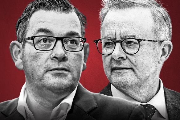 Anthony Albanese has been an absent figure in Daniel Andrews’ campaign.