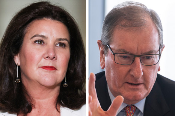 Liberal senator Jane Hume and former party director Brian Loughnane reviewed the Liberal Party’s 2022 loss.