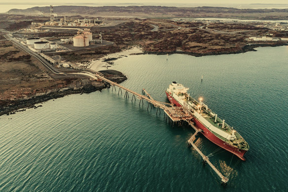 Woodside’s Pluto LNG plant in Western Australia.