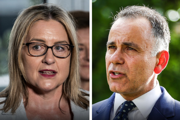 Jacinta Allan and John Pesutto are at odds over how best to reform WorkCover.