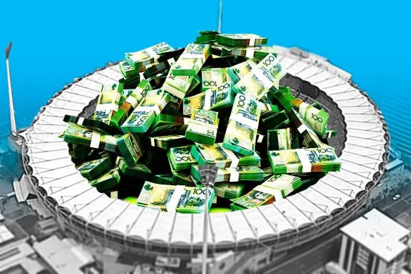 The redesign of the Gabba has already blown out to $2.7 billion.