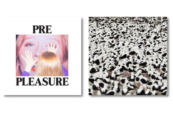 The covers of Julia Jacklin’s Pre Pleasure, left, and Stella Donnelly’s Flood.
