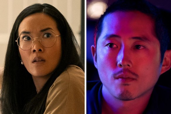 Ali Wong and Steven Yeun, the stars of  Beef.