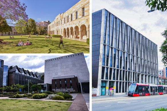 The University of Queensland has outperformed the University of NSW and Monash University in the inaugural Australian Financial Review Best Universities Ranking.