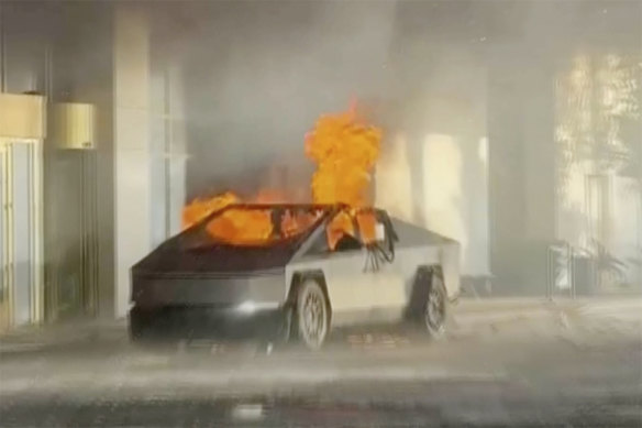The Tesla Cybertruck that exploded outside a Las Vegas hotel on January 1 was rented on Turo.