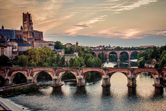 Albi, an ancient city north east of Toulouse.