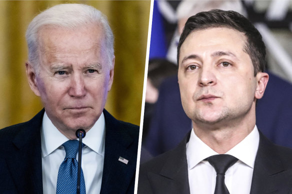 US President Joe Biden acknowledged that the idea of a full-scale invasion seemed far-fetched, and he could understand why Zelensky wouldn’t hear it.