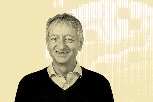 Nobel prizewinner Geoffrey Hinton, a computer scientist and cognitive scientist, helped develop artificial neural networks.