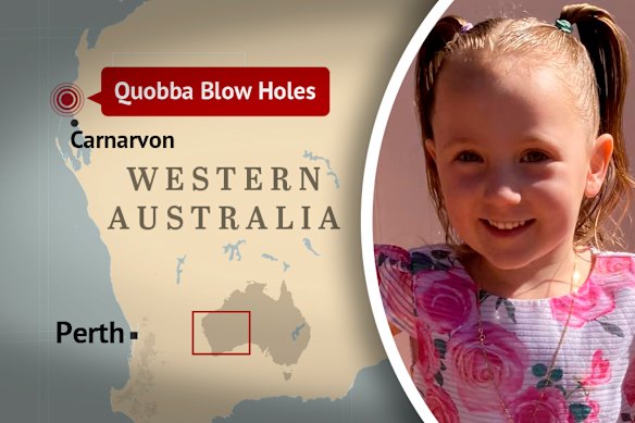 Cleo Smith was last seen at her family’s campsite.