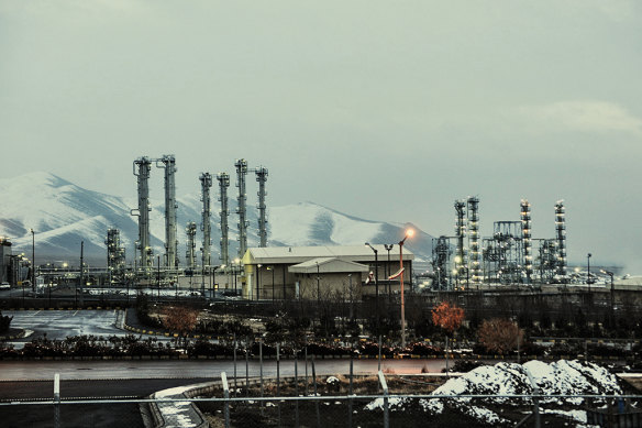 Iran’s heavy water nuclear facility near Arak. south-west of Tehran in 2011, before the Iran nuclear deal was signed. 