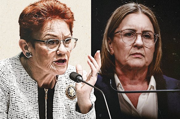 Pauline Hanson’s One Nation looms as the biggest electoral threat to Jacinta Allan’s government.