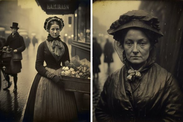 British filmmaker Mario Cavalli creates authentic-looking Victorian-era photographs using AI.