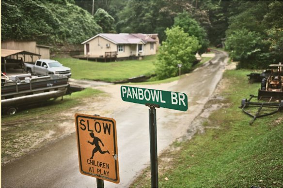 Panbowl Branch hollow in Jackson, Kentucky, where JD Vance spent part of his childhood with his great-grandmother.
