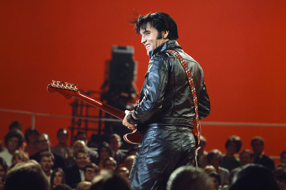 Black leather, now a staple of the Paris catwalks, was a controversial choice for Elvis in the 1960s.