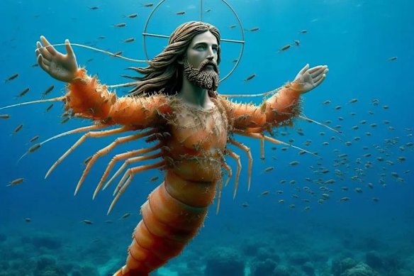 The most shared image of 2025 was an AI-generated image called Shrimp Jesus.