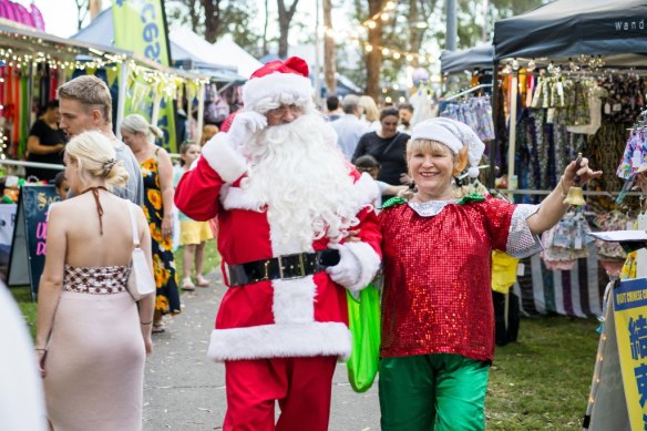 Carseldine Christmas Twilight Markets is one of many night-time markets occurring in Brisbane in the lead-up to the holidays.