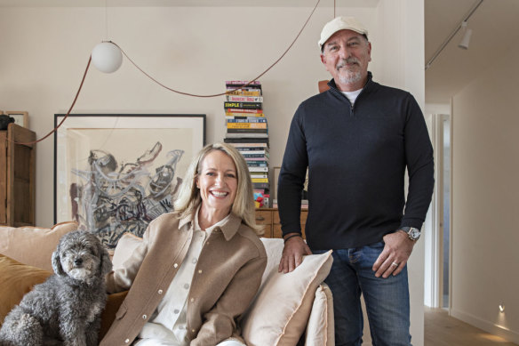 Sarah Armstrong (left) and Julian Cress at their Gisborne property.