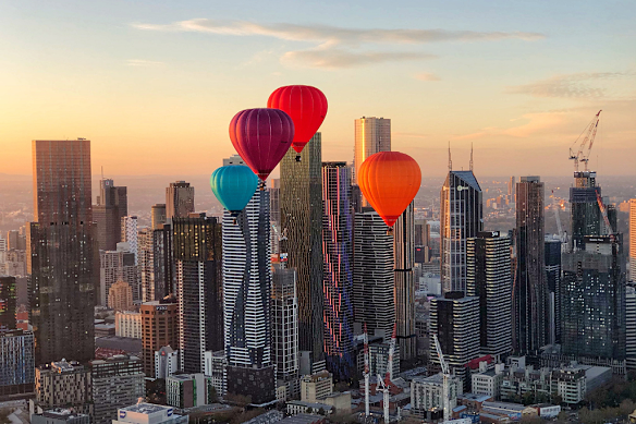 Hot Air Ballooning over Melbourne with Global Ballooning. 