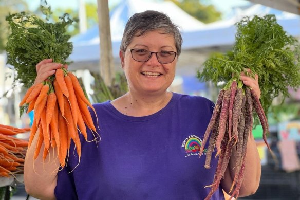 Teck’s Freshly Picked vegetables is one of the stallholders at Rivermakers Farmers and Artisan Markets.