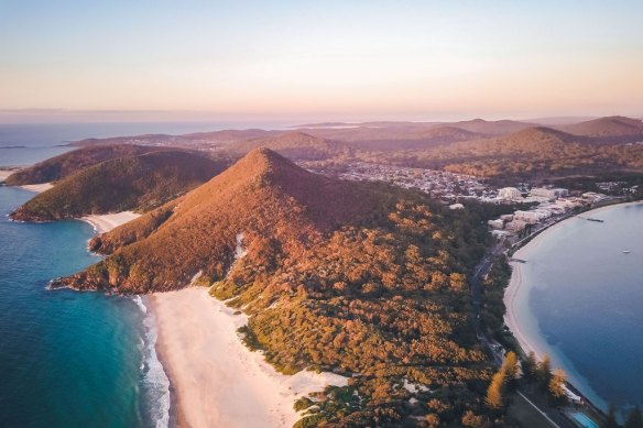 Port Stephens’ scenic 27-kilometre Tomaree Coastal Walk.