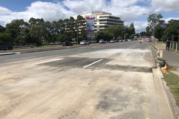 Gympie Road reopened on Sunday morning after overnight repairs. 
