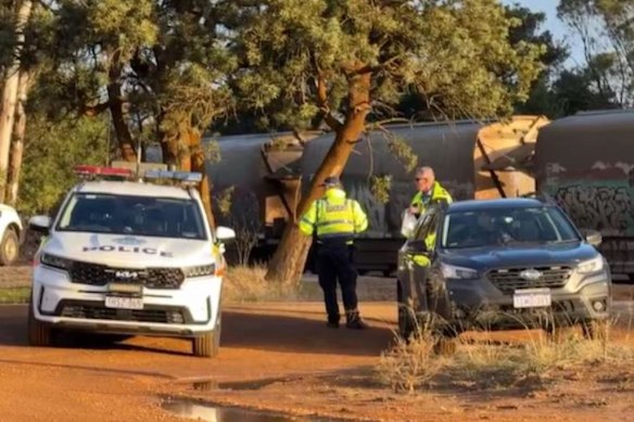 The Redmond crash scene.