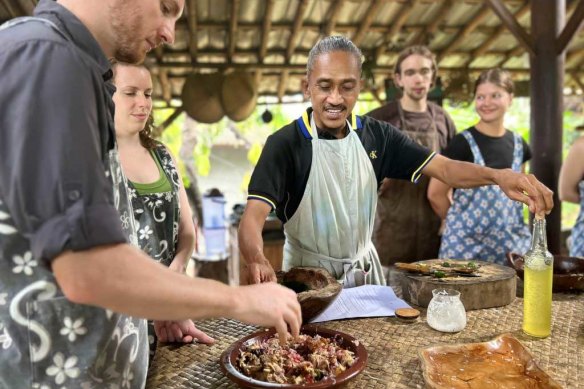 Nothing to do, or an incredible cooking school in an open-air pavilion surrounded by tropical gardens? 