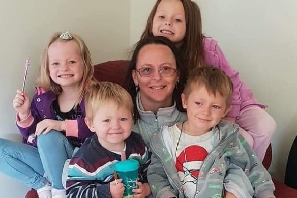 Charmaine McLeod and her children, Matilda, 5, Aaleyn, 6,  Wyatt, 4, and Zaidok, 2, all died in the crash.