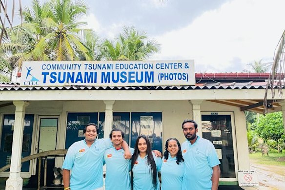 The Tsunami community centre established by Thompson’s organisation, Third Wave Volunteers, in Sri Lanka in 2025.