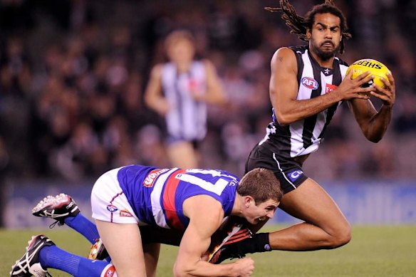 Heritier Lumumba in his Collingwood days.