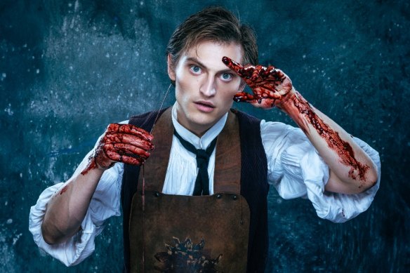 Darcy Brown plays Victor Frankenstein, the scientist who plays God.